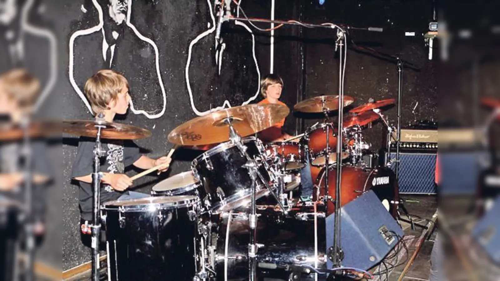 Leise wird es eher nicht beim Fachbereichskonzert Schlagzeug der Musikschule in Ebersberg.	 (Foto: Privat)