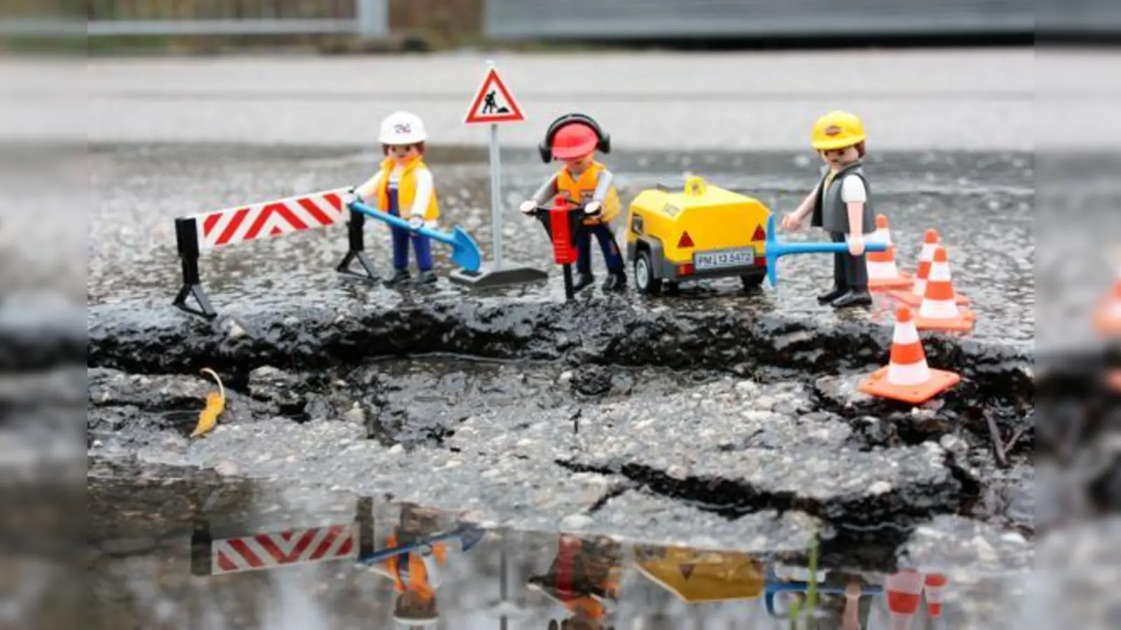Viele unserer Straßen bröseln auseinander. 7,2 Milliarden Euro fehlen in Deutschland jedes Jahr, um das Verkehrsnetz instandzuhalten.	 (Foto: job)