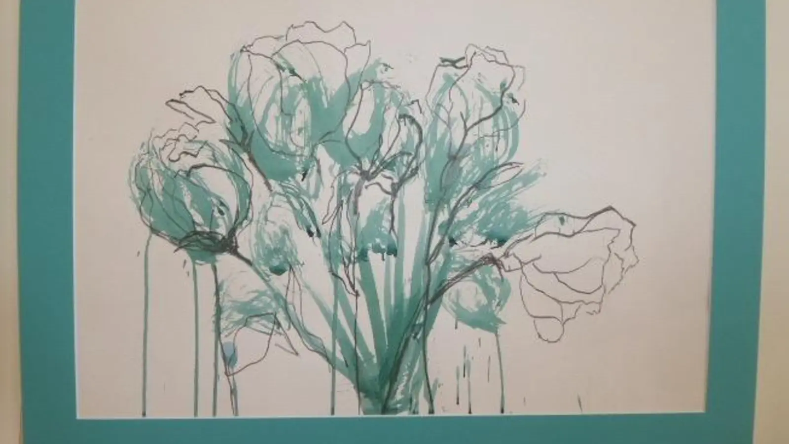 „Zusammen” lautet der Titel dieses Blumenbildes der Künstlerin Michaela Breit.  (Foto: © Michaela Breit, München)