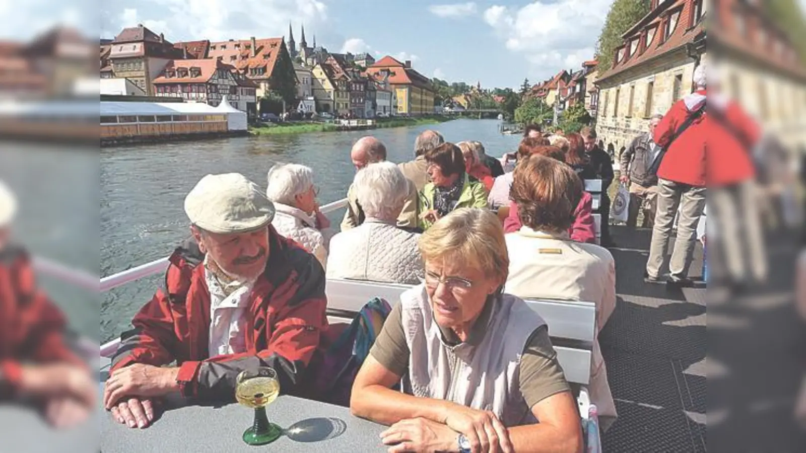 Während es in der Heimat regnete, hatten die Kirchseeoner Gartler bestes Ausflugswetter.	 (Foto: privat)