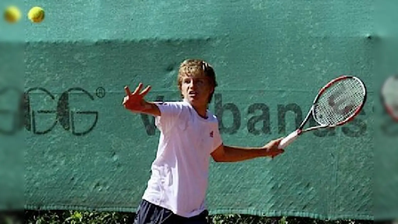 Johannes Härteis ist der beste deutsche Tennisspieler bei den 14-Jährigen und Teilnehmer der Bavarian Open 2010.	 (Foto: VA)