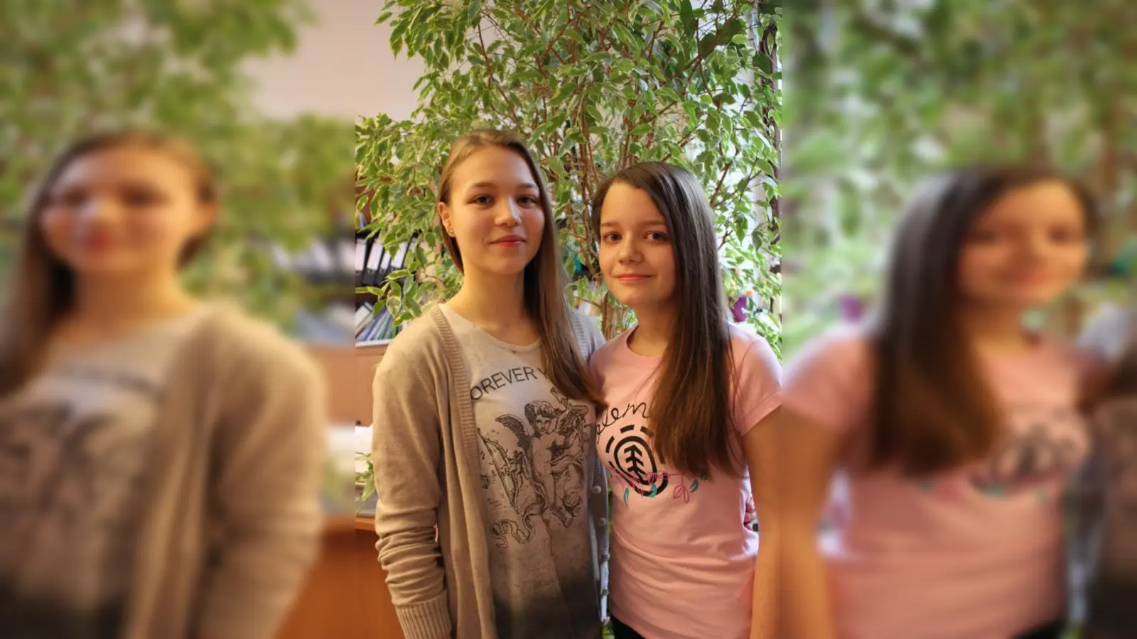 Gizem und Sinem besuchen seit September die neunte Klasse der Carl-von-Linde-Realschule. Ihre Eltern stammen aus Griechenland, sie selbst sind in München geboren und aufgewachsen, haben aber bis vor kurzem noch die griechische Schule besucht. In der internationalen Klasse haben sie nach eigenen Angaben „Freunde aus der aller Welt” gefunden. (Foto: SE)