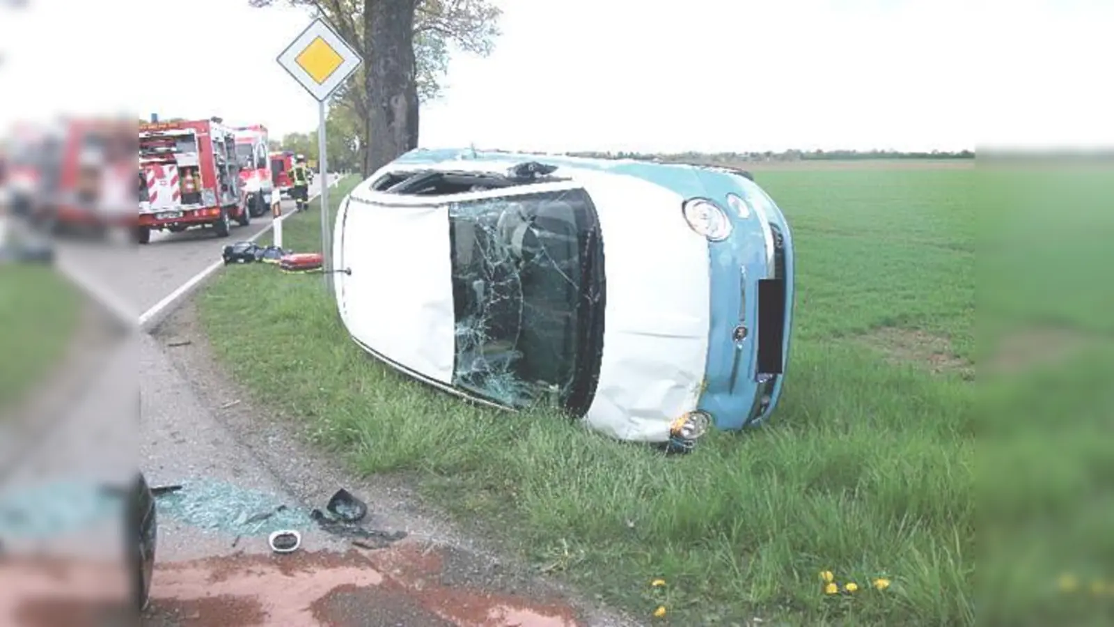 Bei einem Unfall am Ostersonntag enstand ein Sachschaden von 13.000 Euro. 	 (Foto: Polizei München)