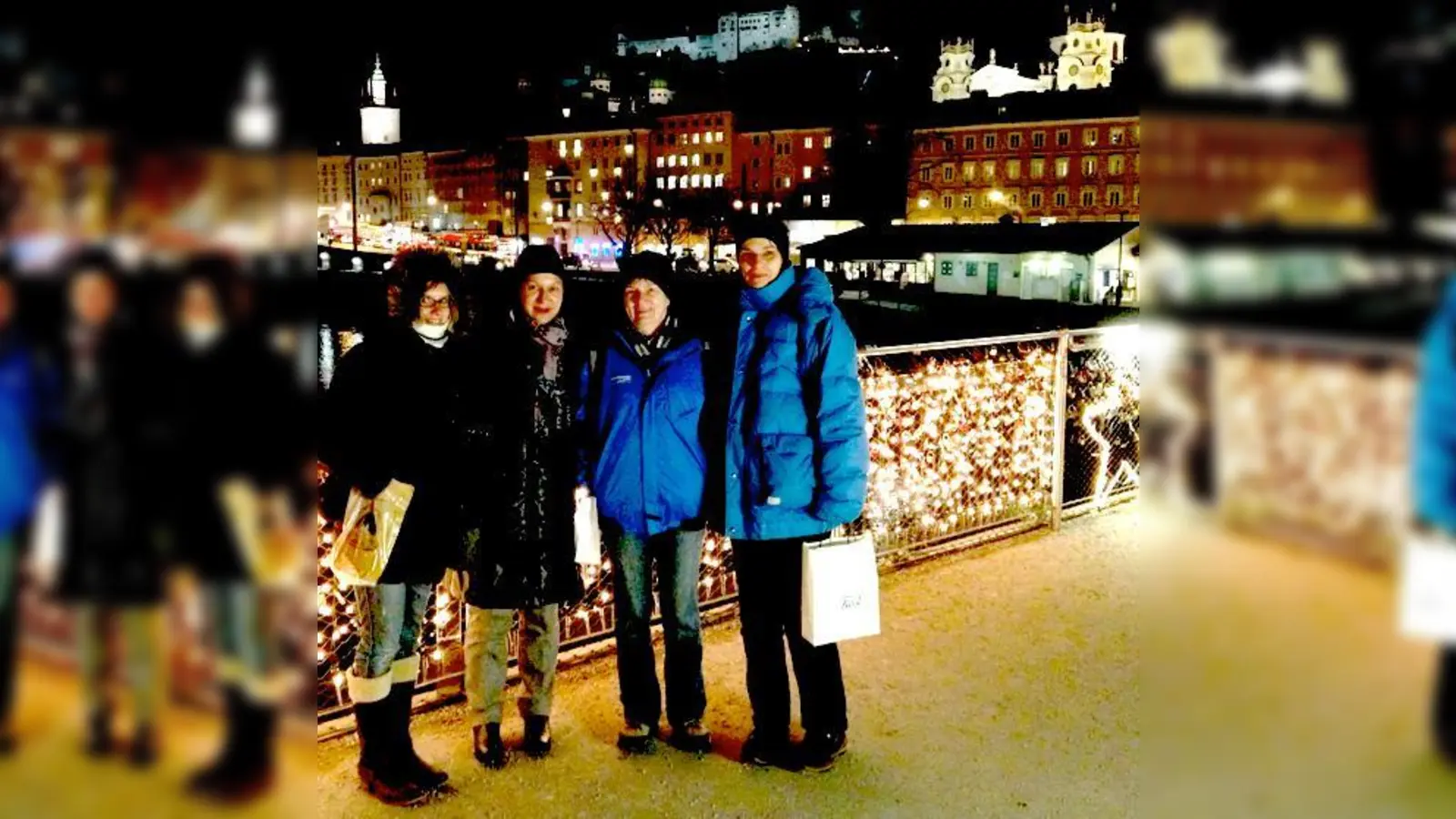 Stimmungsvoll und vorweihnachtlich begingen die Ausflugsteilnehmer den Tag in Salzburg.	 (Foto: VA)