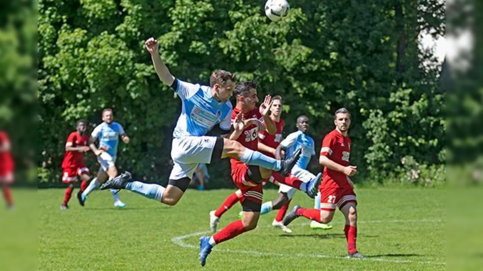 Klassenerhalt: die Amateur-Löwen beim MTV 1879.  (Foto: Anne Wild)