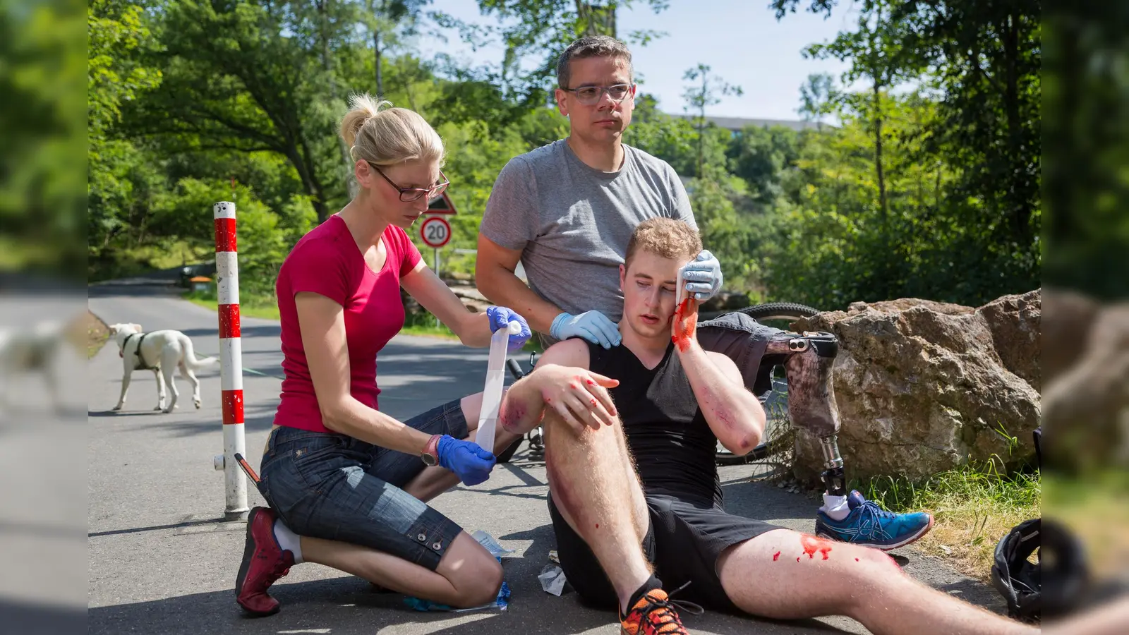 Wer weiß, wie man im Notfall Erste Hilfe leistet, geht sicherer durch den Alltag.  (Foto: Brigitte Hiss/BRK)