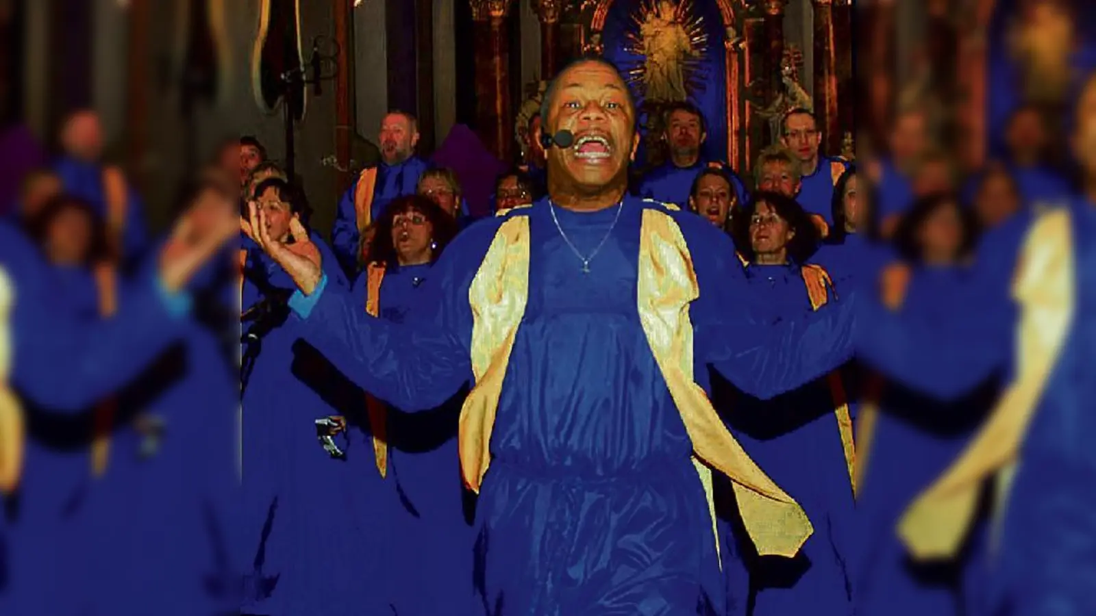 Lebensfreude vermittelt das Gospel singen.	 (Foto: VA)