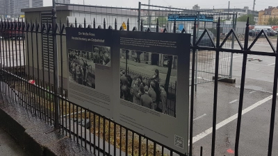 Der „Weiße-Rose-Zaun” in der Orleansstraße musste für das Neubaugebiet Orleanshöfe weichen. Jedoch ist eine Gedenkstätte geplant. (Archivbild: bas)