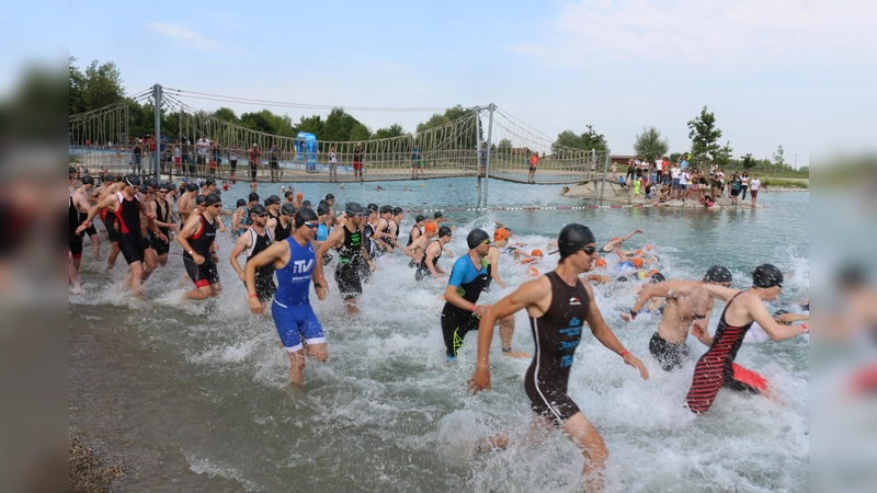 Der Stadttriathlon Erding lockt Sportler aus ganz Bayern und Deutschland an. (Foto: Claudia Kruppa)