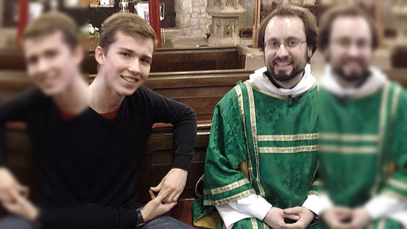 Curate Joel Love (re.): eine beeindruckende Persönlichkeit, die ich kennenlernen durfte.  (Foto: phil)