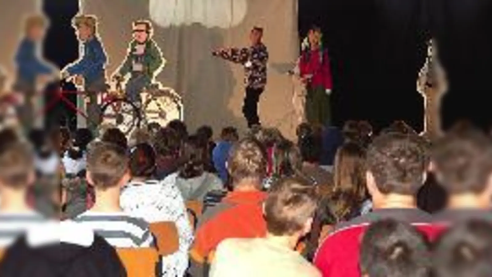 »Die Trampelmuse« war auch in Unterschleißheim auf der Suche nach Nachwuchsschauspielern. 	 (Foto: Privat)