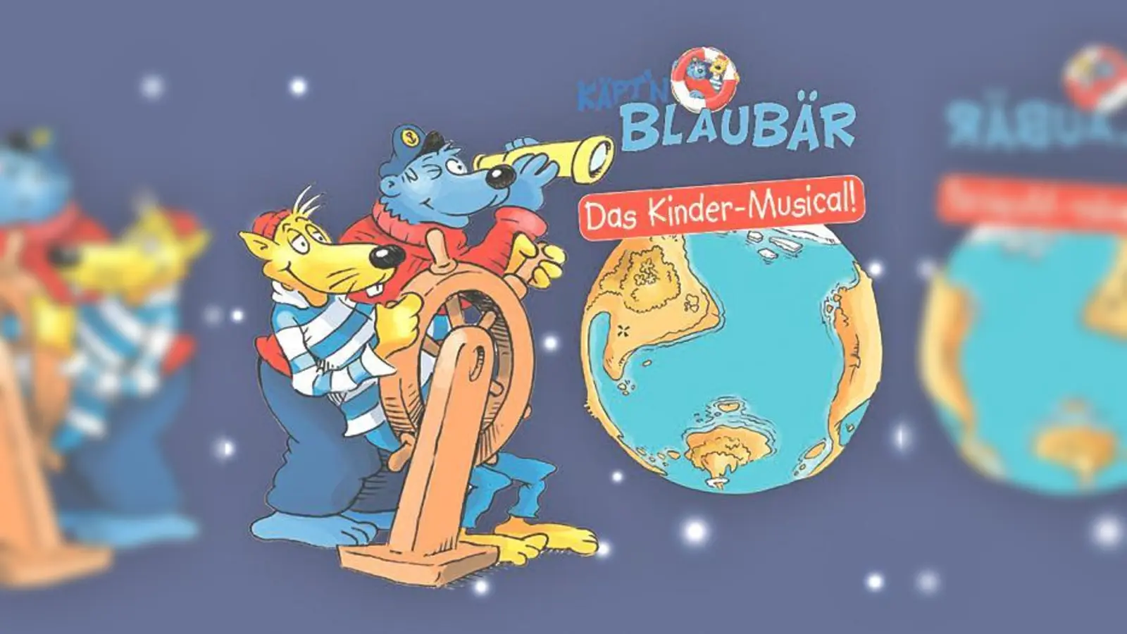 Käptn Blaubär kommt die Kinder im Kulturzentrum Taufkirchen besuchen. 	 (Foto: VA)