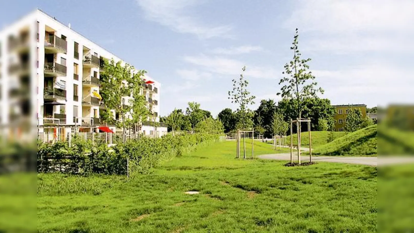 Wohnanlage am Ackermannbogen.	 (Foto: VA)