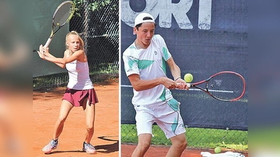 Doppelsieg für den TC Aschheim in der U16-Konkurrenz: Laura Isabel Putz und Max Rehberg kürten sich in Ingolstadt zum bayerischen Meister. 	 (Foto: Achim Fessler, BTV)