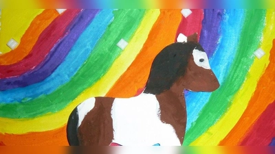 Im Acyrl-Workshop können Kinder unter fachkundiger Anleitung Kunstwerke mit Motiven ihrer Lieblingstiere auf Leinwand gestalten. (Foto: Feierwerk)