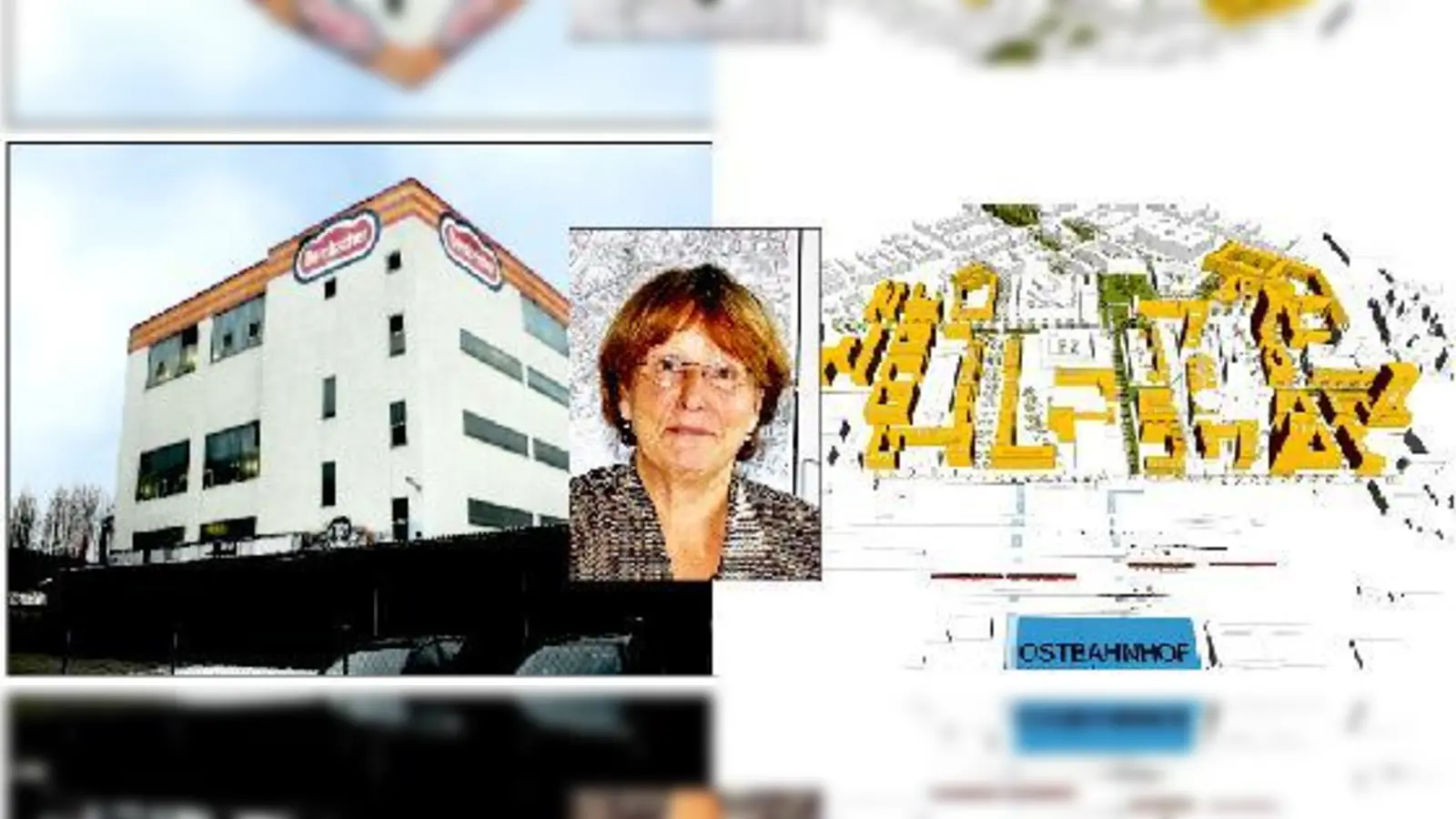 Die Bauvorhaben auf dem Bernbacher- und dem Werksviertel-Gelände laufen nicht im Sinne der BA-Vorsitzenden Dietz-Will.	 Fotos: js,  (Foto: heller & partner)