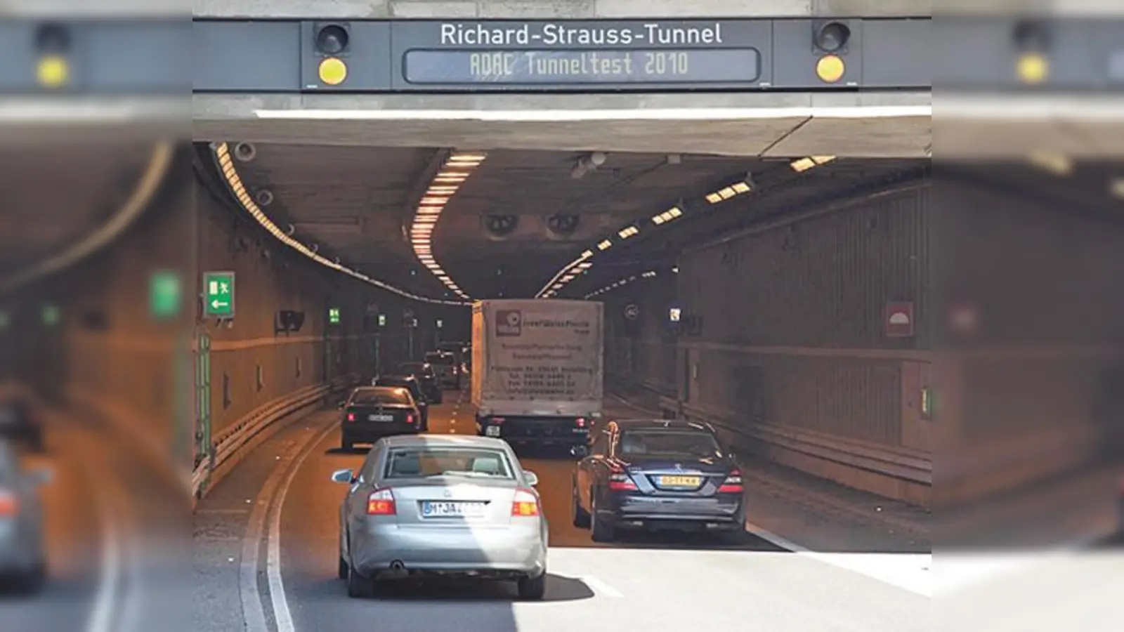 Der Richard-Strauss-Tunnel gehört zu den sichersten in ganz Europa, beweist jetzt ein ADAC-Test.  (Foto: ADAC)