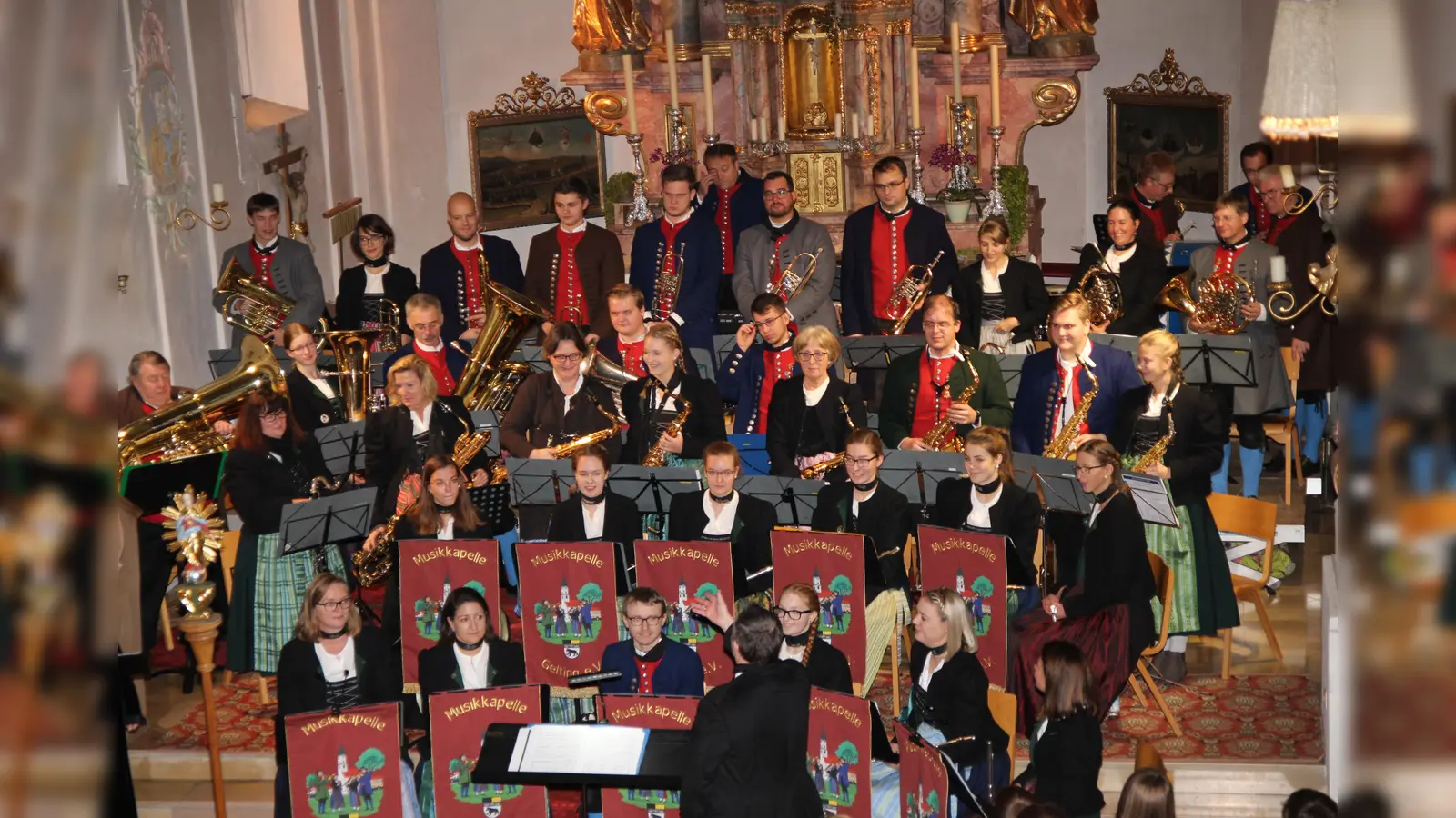 Zu einem Konzert am Christkönig-Sonntagabend lädt die Musikkapelle herzlich ein. (Foto: Musikkapelle Gelting)