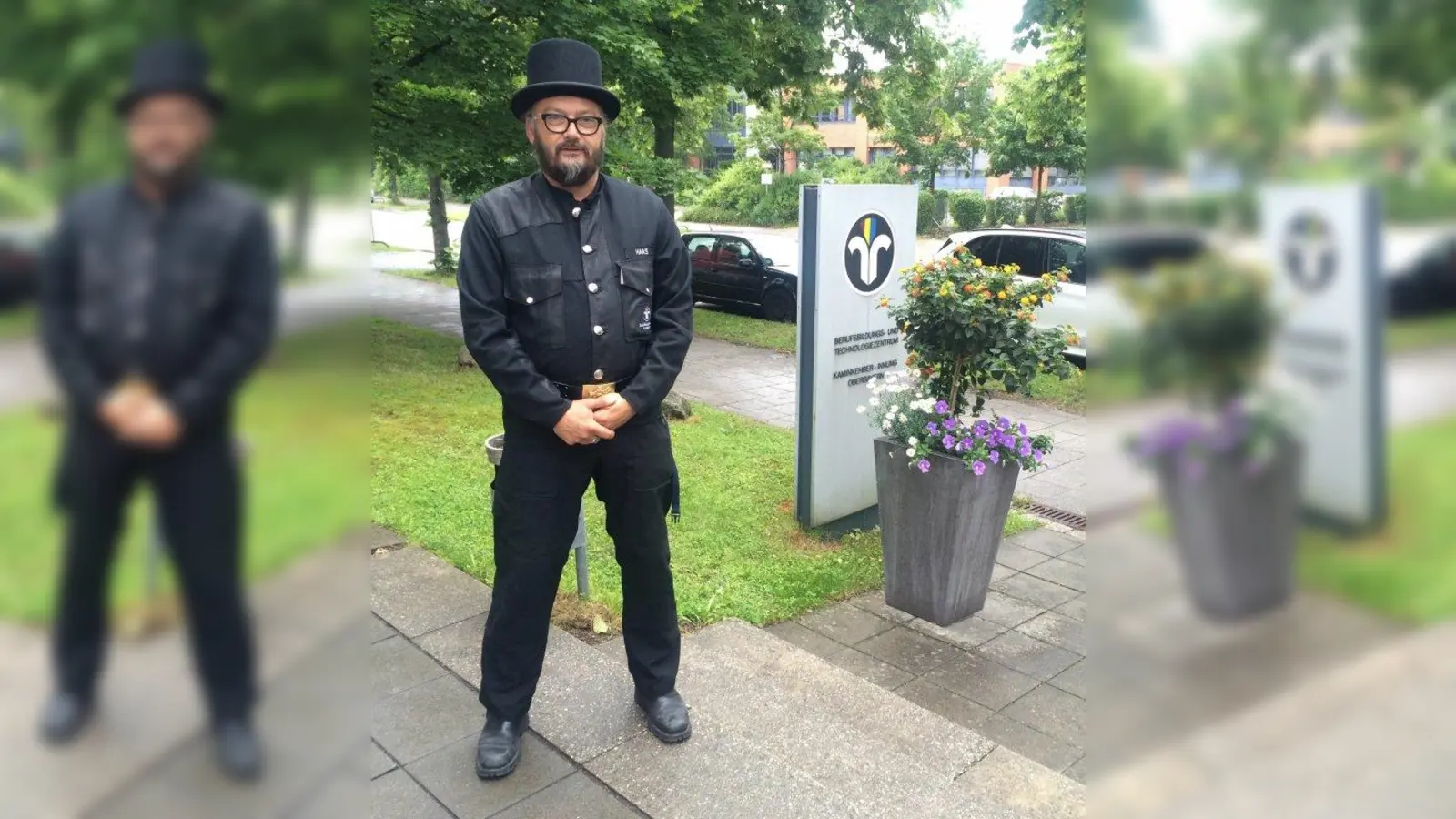 Dietmar Haas, Bezirkskaminkehrer in Germering,  findet auch nach dreißig Jahren Berufserfahrung seinen Job spannend. (Foto: Dietmar Haas)