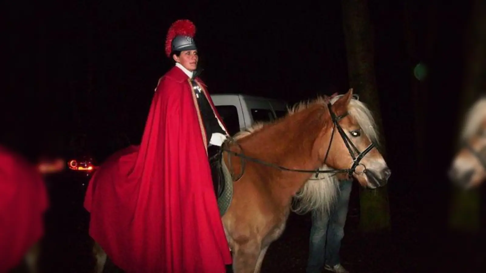 Der Heilige Martin wird mit seinem roten Mantel und seinem Pferd den Martinszug der Pfarrei Rosenkranzkönigin begleiten.  (Foto: VA)