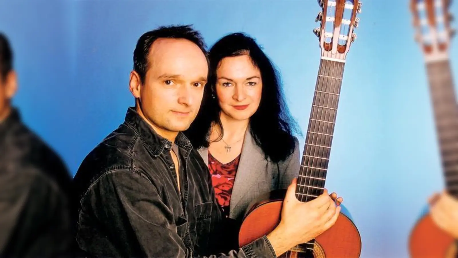 Sie nehmen die Zuhörer mit auf eine musikalische Reise: Esther Lorenz und Peter Kuhz.	 (Foto: Privat)