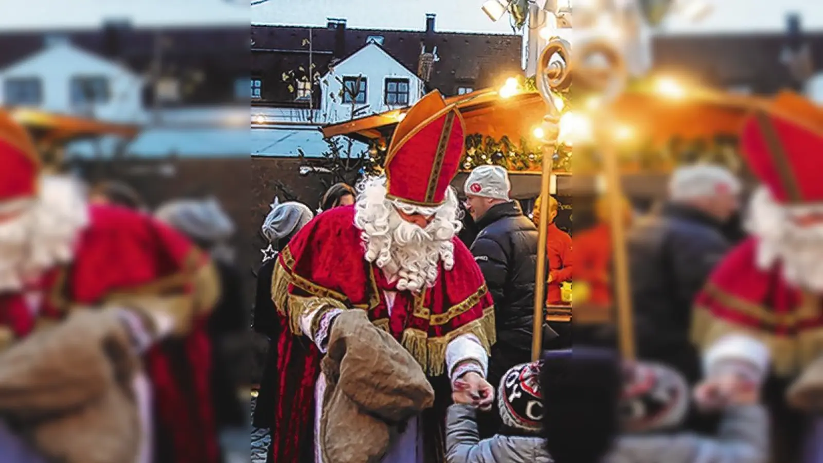 Natürlich kommt auch in diesem Jahr der Nikolaus wieder auf den Planegger Christkindlmarkt. (Foto: Planegger Vereine/ Archiv)