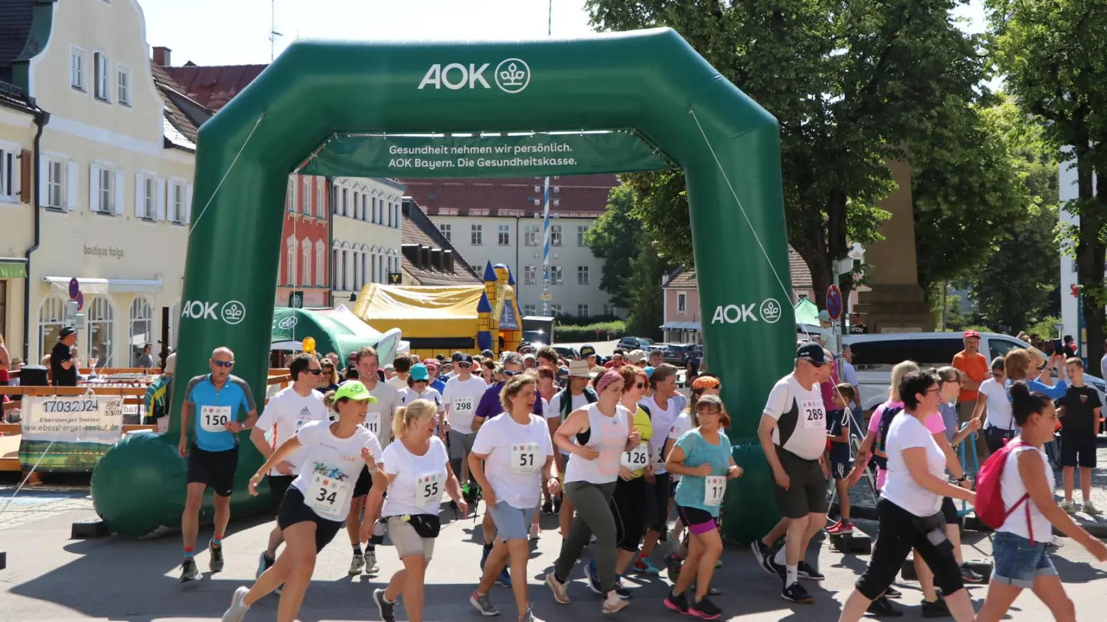 Am Sonntag, 16. Juni findet wieder der beliebte Ebersberger Stadtlauf statt.  (Foto: Stadt Ebersberg)