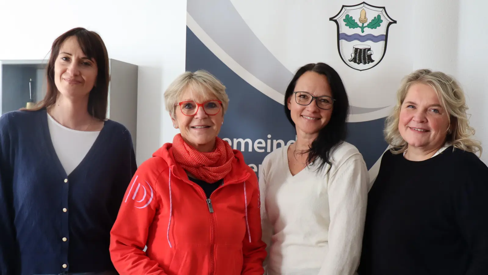 Die Initiatoren der Fachkräfteoffensive in Hohenbrunn (v.l.): Natalia Rennings und Helga Böhme-Konrad (IBB Miesbach) sowie Tina Staudt und Friederike Langwieder (Gemeinde Hohenbrunn). (Foto: Gemeinde Hohenbrunn)