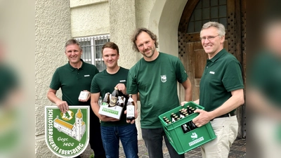 Die "Macher" des Ebersberger Bieres (von links): Martin Otter, Franz Otter, Sebastian Otter und Gerd Otter.  (Foto: Tanja Gronde)