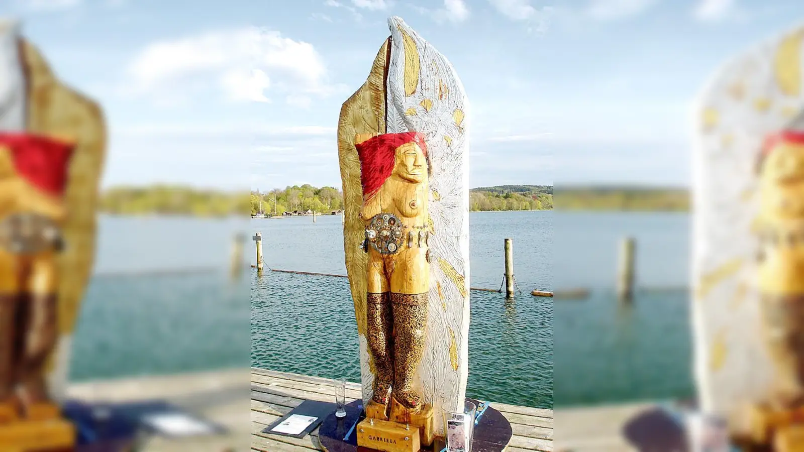 Gabriela, der Engel der einst das Kunstforum MPH geschmückt hat, ist jetzt auf Reisen.	 (Foto: VA)