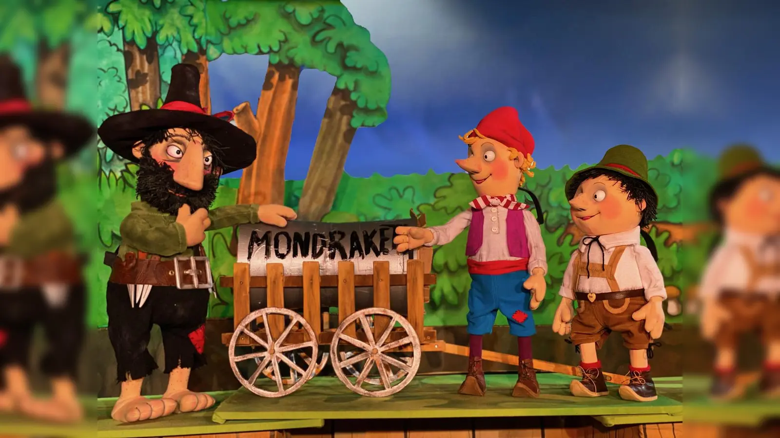 Der Räuber Hotzenplotz wurde noch immer nicht gefasst und macht München unsicher! (Foto: Kammerpuppenspiele)