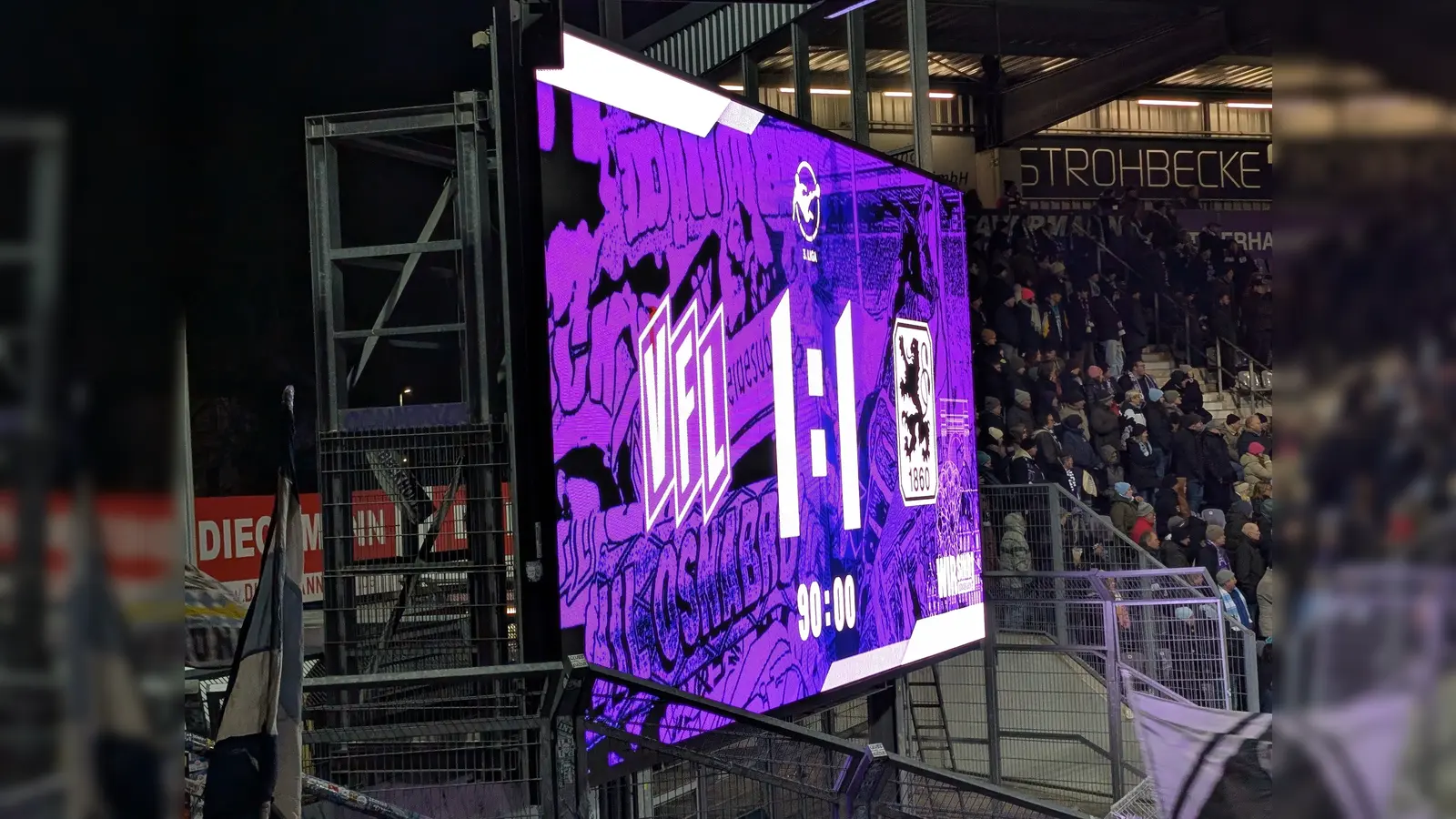 Enges Match: Löwen zu Gast an der Bremer Brücke. (Foto: M. Forster)