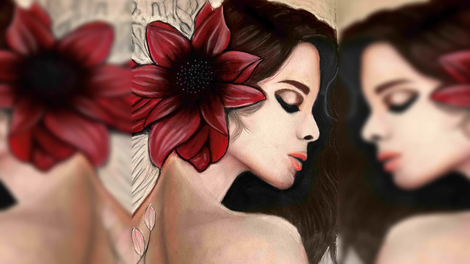 Die Mitglieder des Sauerlacher Künstlerkreises haben sich dem Thema Blütenpracht auf ganz unterschiedliche Weisen genähert.  (Foto: Christian Walbinger)