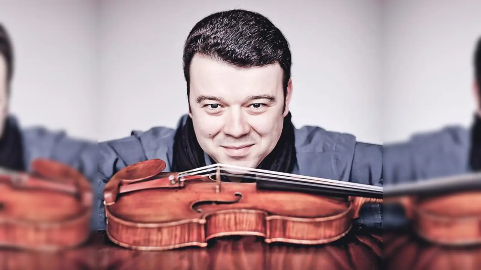 Vadim Gluzmann spielt gemeinsam mit Johannes Moser und Yevgeny Sudbin im August-Everding-Saal. 	 (Foto: VA)