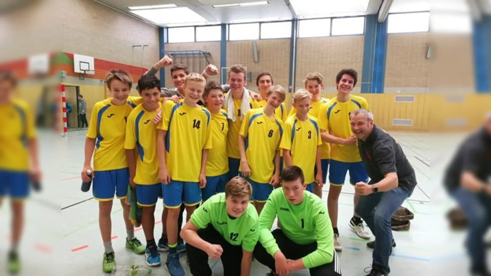 Die männliche B-Jugend der Schwabinger Handballer zeigte in Karlsfeld eine beeindruckende Leistung.  (Foto: MTSV Schwabing)