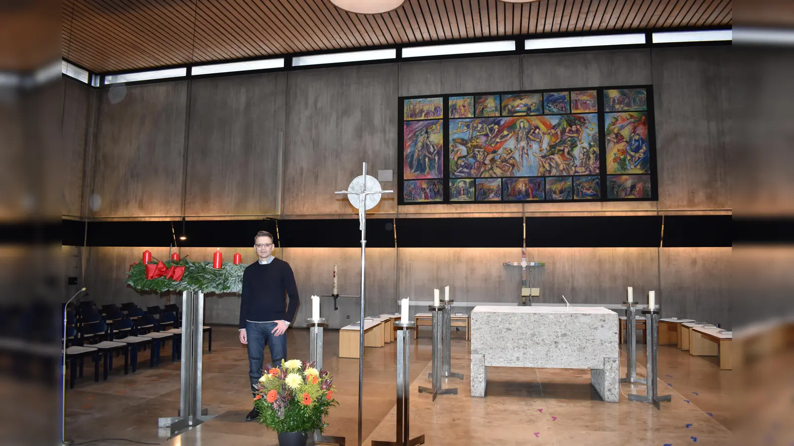 Pfarrer Uli Kampe wünscht allen Lesern der Münchener Nord-Rundschau gesegnete Weihnachten. Den Wünschen schließt sich die Redaktion an. (Foto: Daniel Mielcarek)