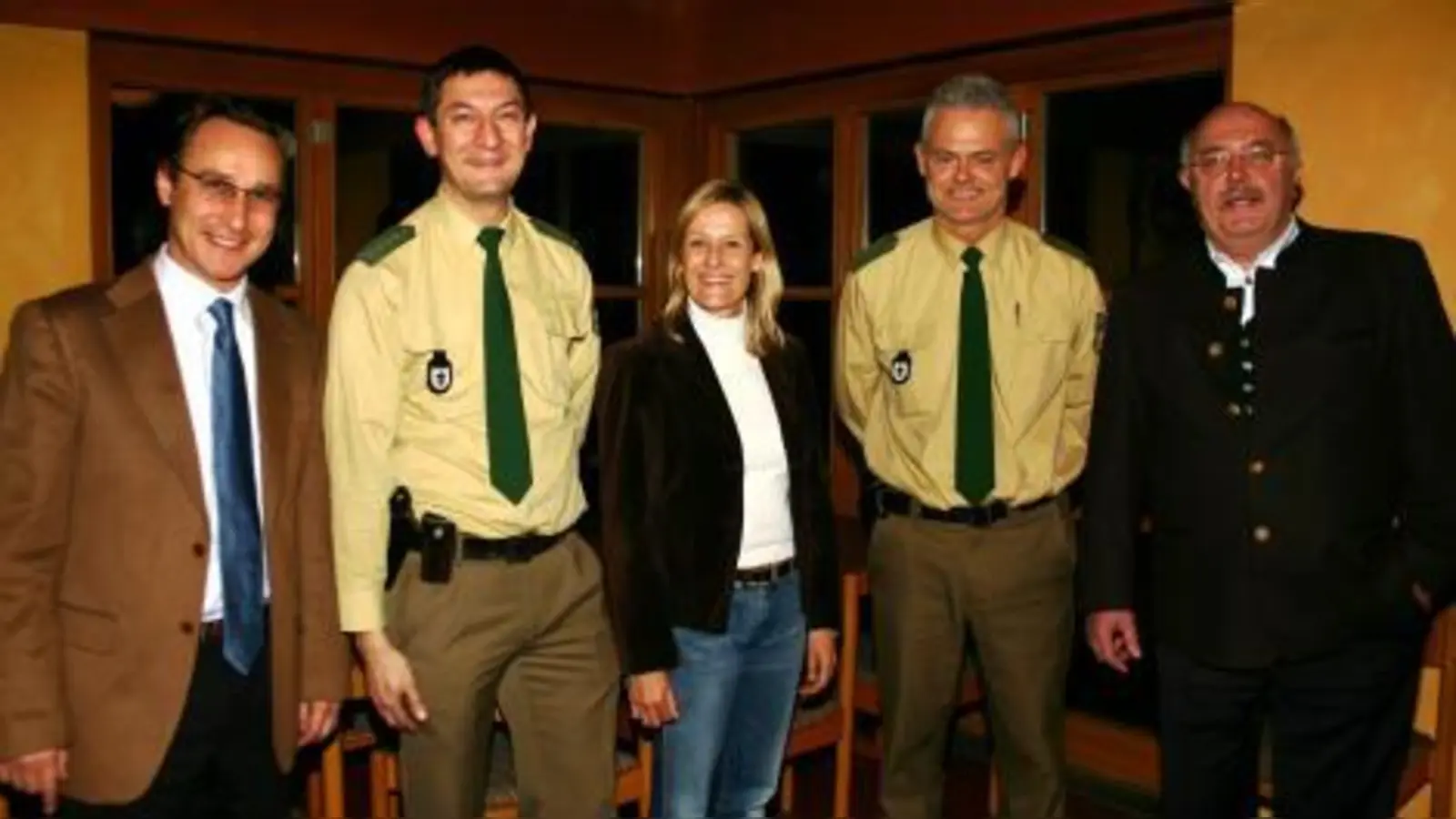 MdL Andreas Lorenz, PHM Michael Leistner, Stadträtin Manuela Olhausen und PHM Heinz Dickert sowie Reinhold Wirth (v.links)                          Foto:privat