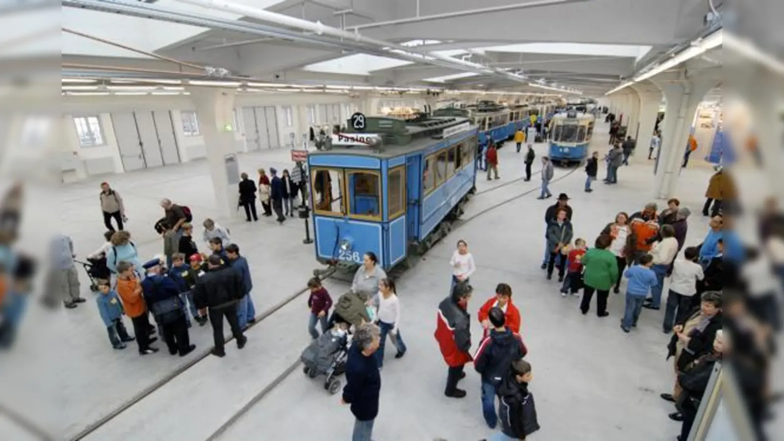 Auch historische Trambahnen gibt es im MVG Museum zu besichtigen. 	 (Foto: © MVG/ Denise Krejci)