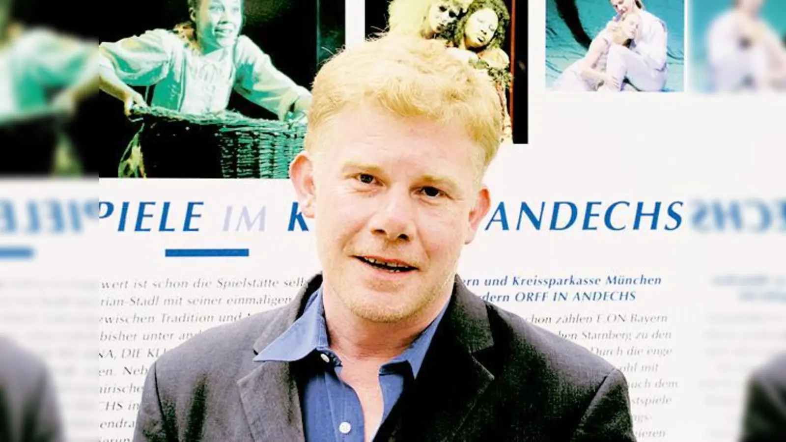 Marcus Everding leitet als Regisseur das Stück »Menscha  Worte für Theres«.  (Foto: Schwarz-Mehrens)