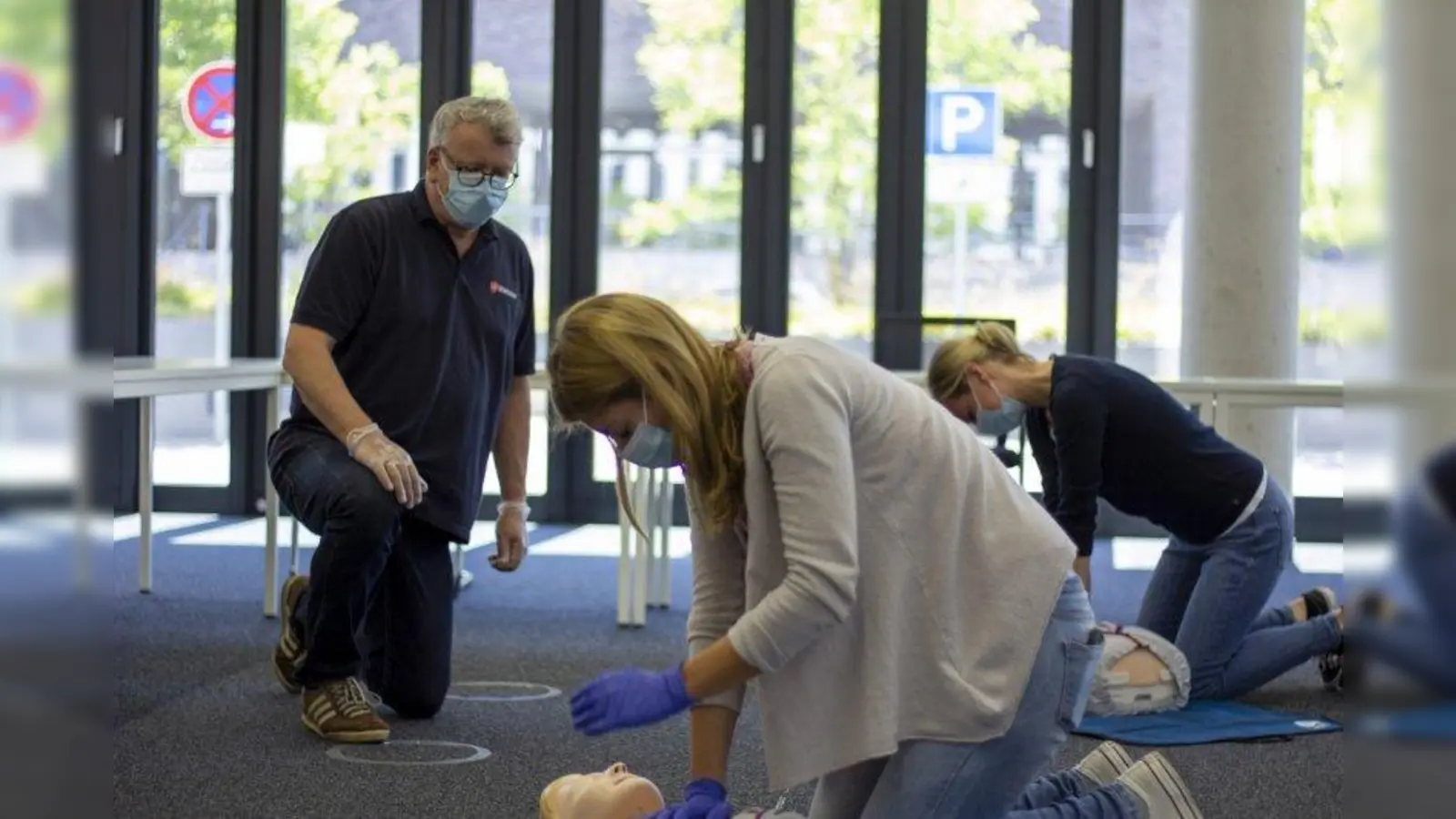 Die Erste-Hilfe-Kurse der Malteser finden unter Corona-Bedingungen statt. (Foto: Malteser)