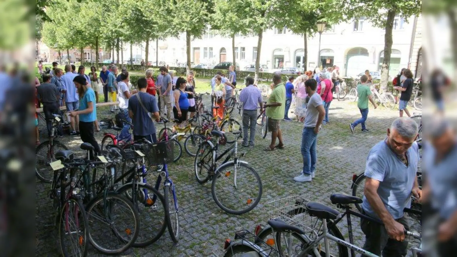 Vergangenes Jahr wurde die Räder-Tombola gut angenommen. (Foto: Michael Lucan)