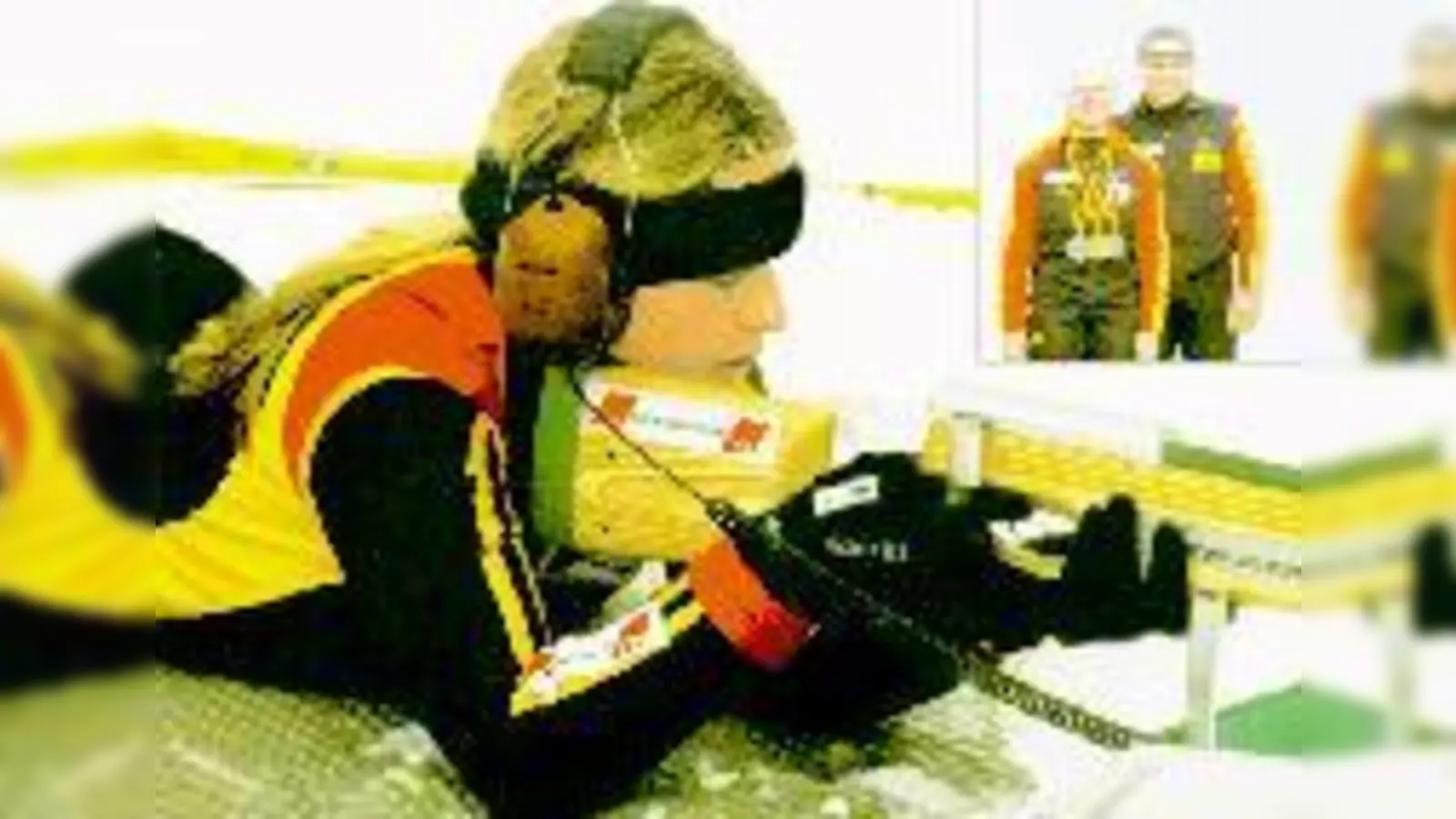 Verena Bentele und ihr Begleitläufer Franz Lankes (kl. Foto) haben bei der WM abgeräumt.	 (Foto: PSV)