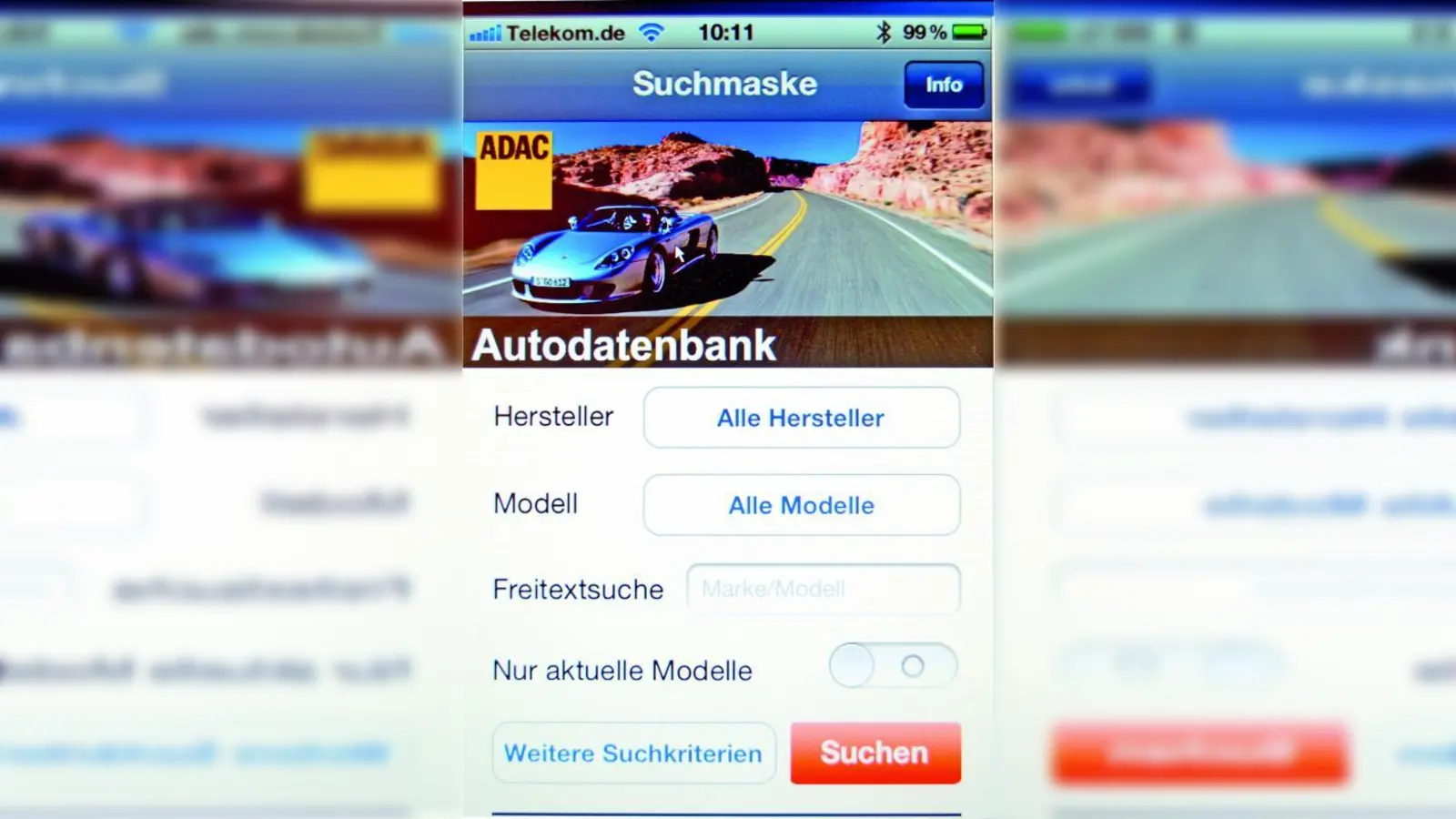 Praktisch: Die beliebte ADAC Autodatenbank gibt es jetzt auch als kostenlose App für unterwegs. (Foto: ADAC)