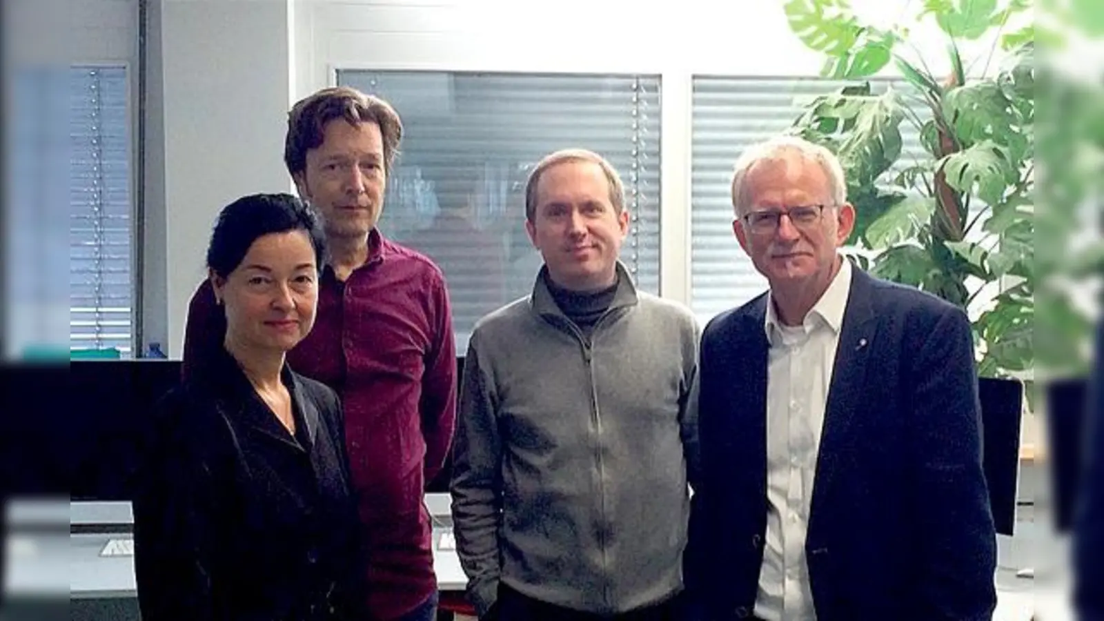 Ursula Haberkorn, Ralf Steinwand und die SPD-Politiker Mike Malm und Hans-Ulrich Pfaffmann.	 (Foto: VA)