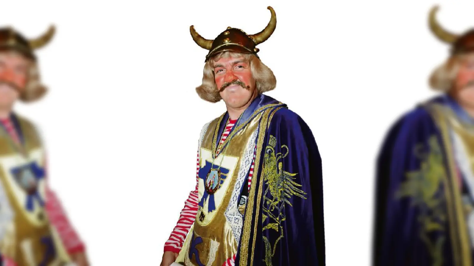 Frisch in Amt und Würden: Herzog Kasimir III. alias Kabarettist André Hartmann führt bei den Damischen Rittern jetzt das Regiment.  (Foto: Ingrid Grossmann)