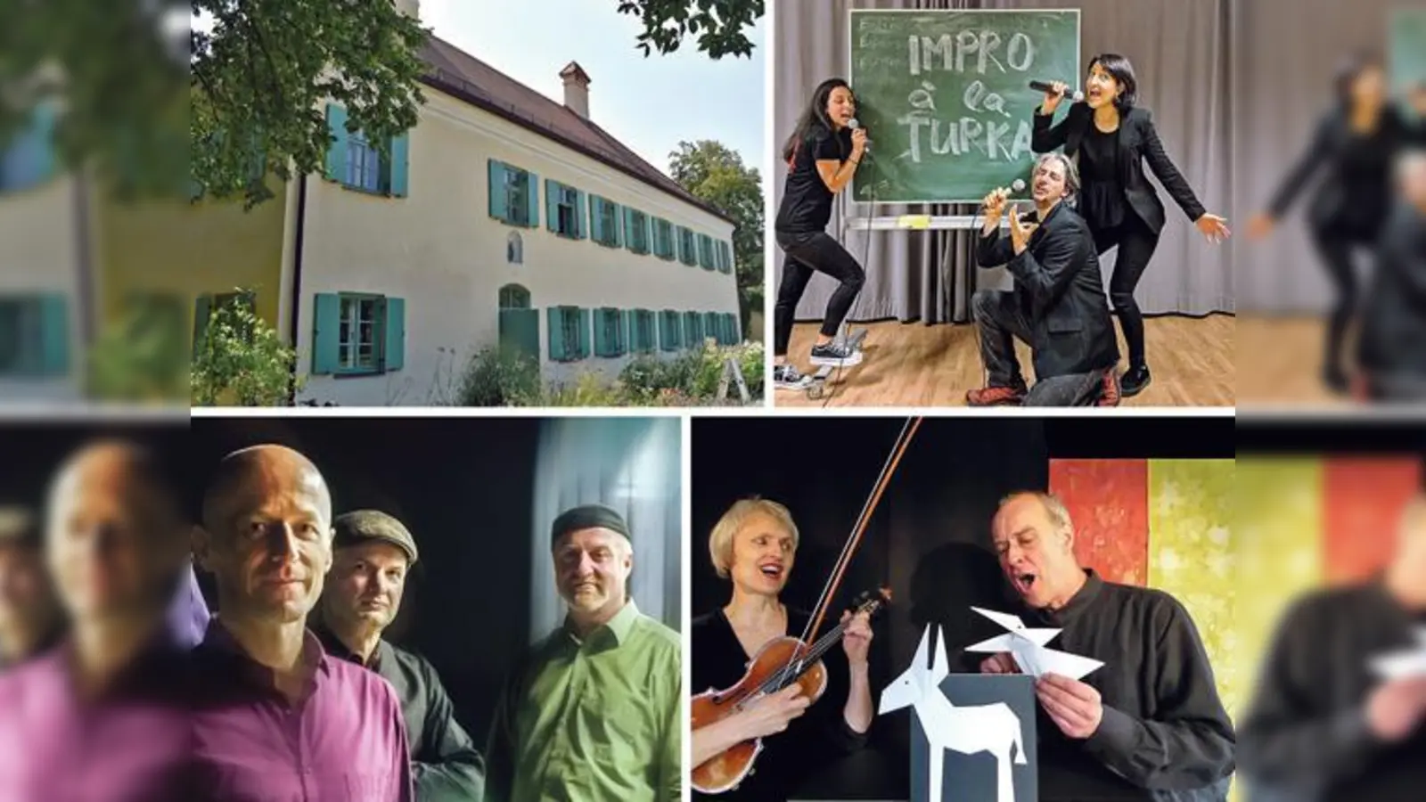 Im Rahmen der Kulturreihe „Wir alle sind Moosach” treten die unterschiedlichsten Menschen auf, die eines gemeinsam haben: Sie leben und/oder lieben Moosach.  (Fotos: Archiv)