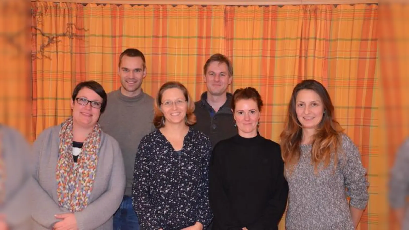 Der neu gewählte Elternbeirat des Kindergartens Geisenbrunn v.l.: Stephanie Promoli, Sebastian Maier, Claudia Siegl, Jürgen Gerecke, Sonja Burghardt und Monika Marcinkovic. (Foto: Elternbeirat)