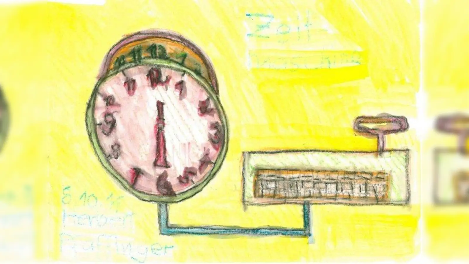 Die Zeit erfährt eine Doppelung in der „Zeitmaschine” von H. Pfaffinger. (Foto: Pfaffinger)