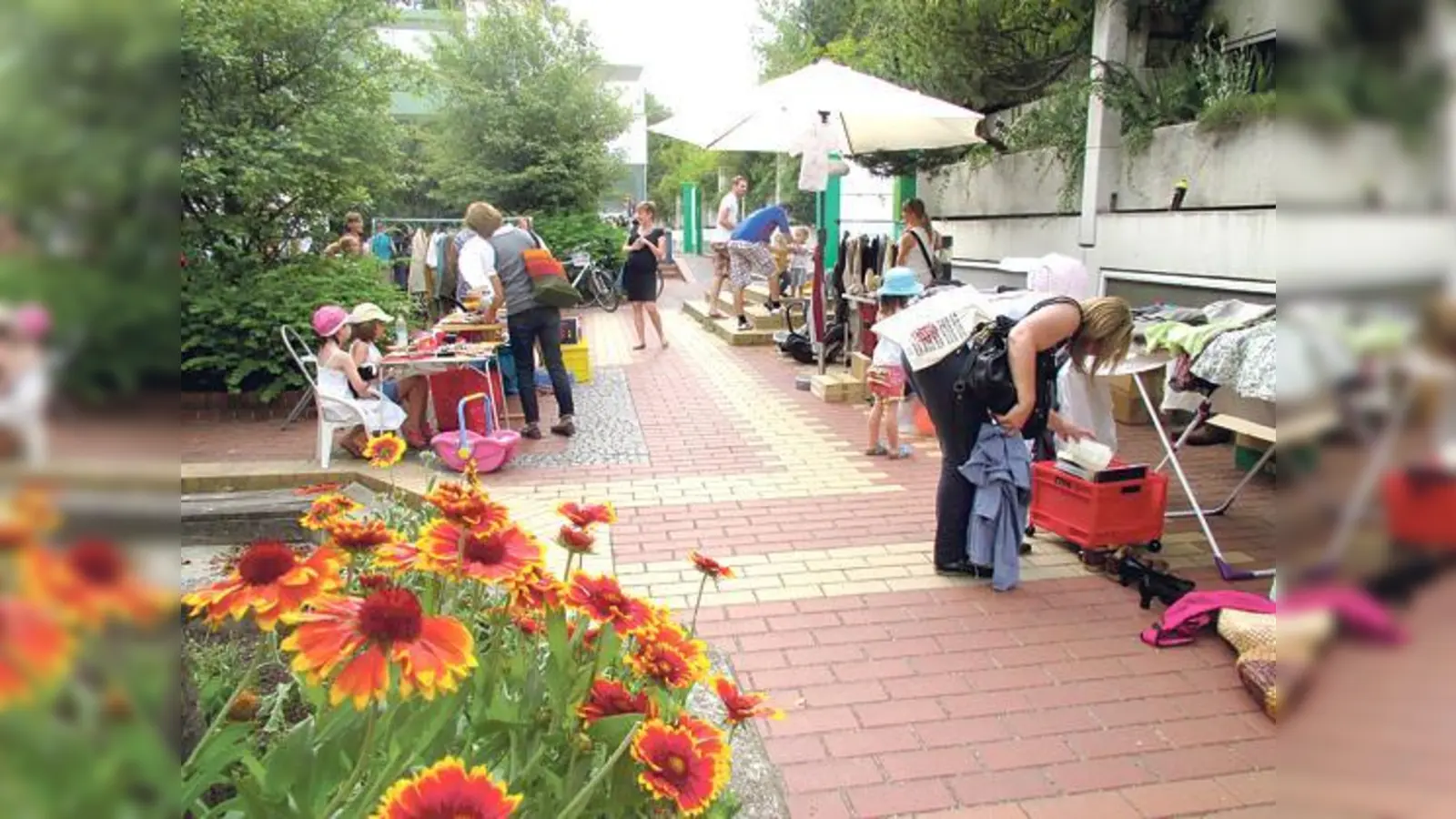 In diesem Jahr findet im Olympischen Dorf erneut ein Hof-Flohmarkt statt.	 (Foto: VA)