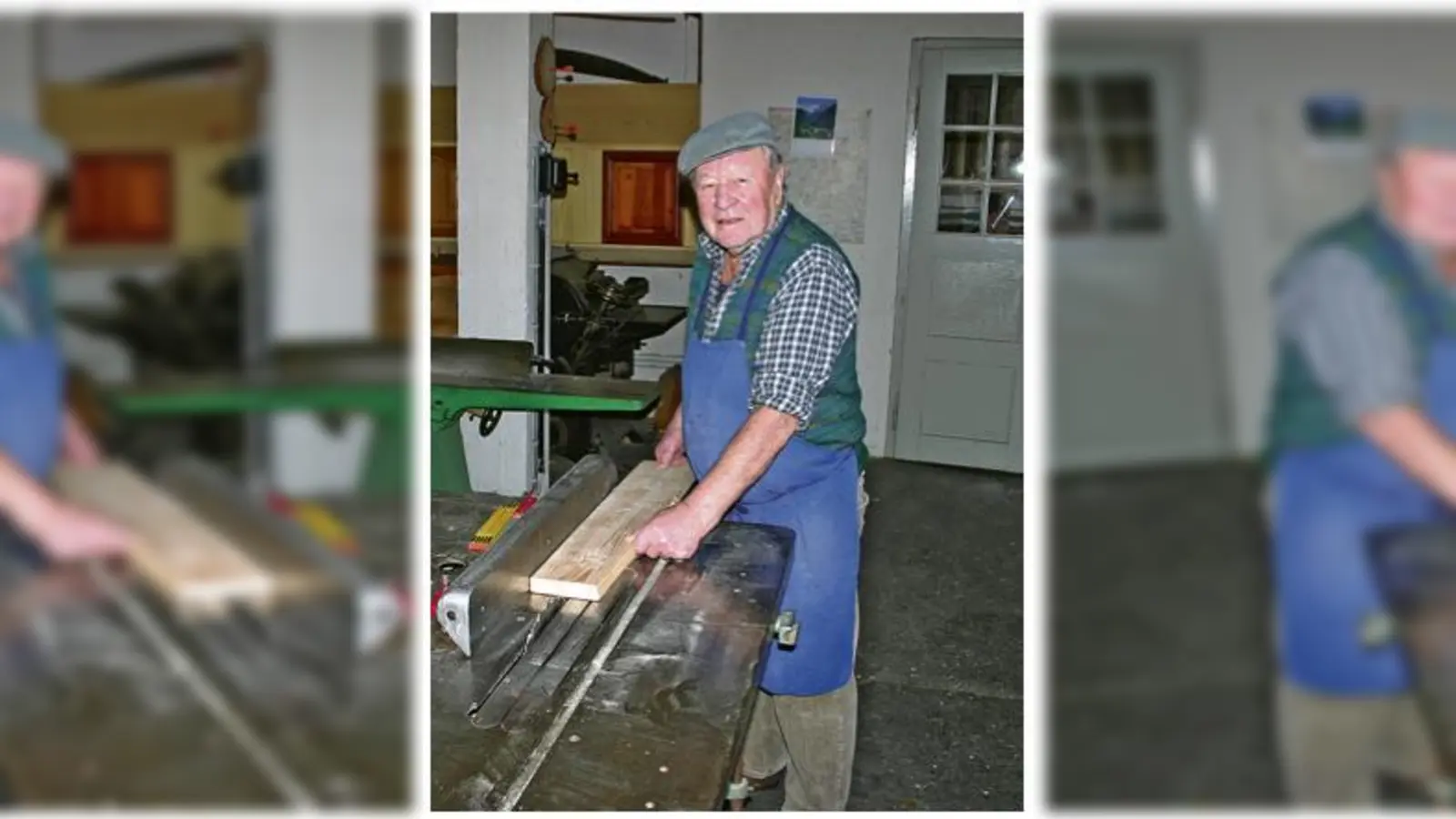 Sein Schreinerberuf lässt Rudolf Böck auch mit 90 Jahren nicht los.	  (Foto: wei/Privat)